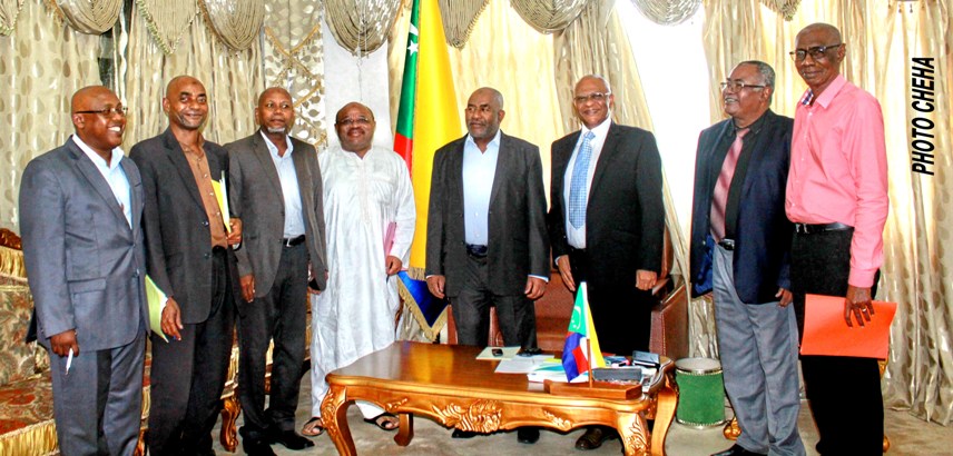 La délégation comorienne pour le Haut Comité Paritaire a été reçue à Beit Salam